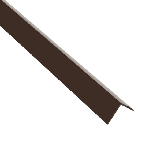 AS brazowy - Kątownik / narożnik 33x33mm (90°) PVC / 3m