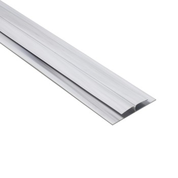 AS popiel marmur - Listwa łącząca "H" PVC / 3m