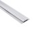 AS popiel marmur - Listwa łącząca "H" PVC / 3m