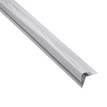 AS popiel marmur - Narożnik ZEWNĘTRZNY 90° PVC / 3m