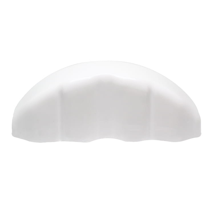 Zaślepka do sztachety PVC 80x15mm / biała OKRĄGŁA