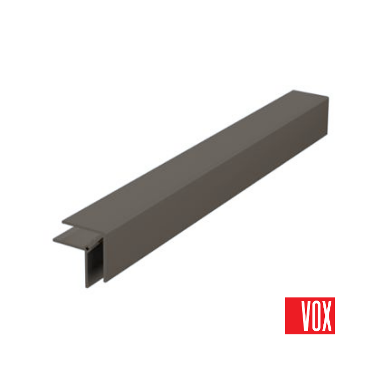 VOX - narożnik uniwersalny FS-222 do kerrafrontu (dwuczęściowy) graphite / 3m