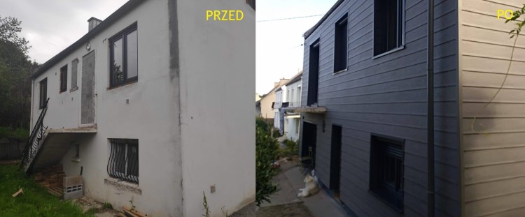 VOX KERRAFRONT silver grey - Deska elewacyjna FS-201 realizacja