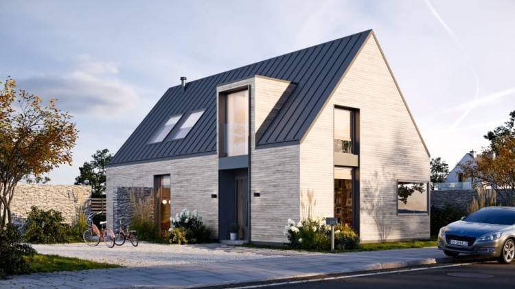 VOX KERRAFRONT apline oak - Deska elewacyjna FS-304 - realizacja