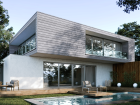 VOX KERRAFRONT concrete oak - Deska elewacyjna FS-201 (18cm x 6m) - realizacja