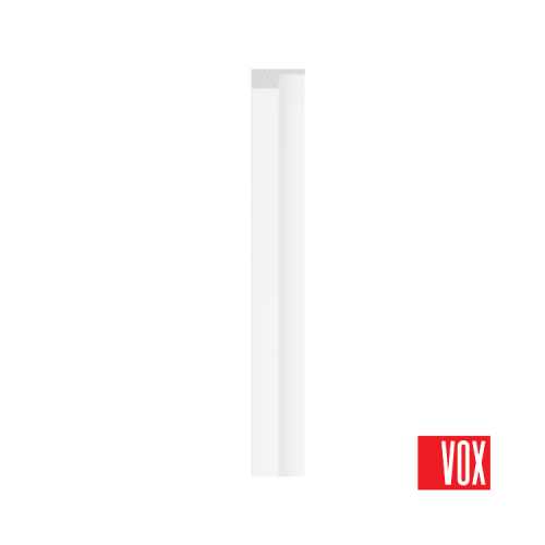 VOX listwa LINERIO L-Line white - lewa 2650x61x21