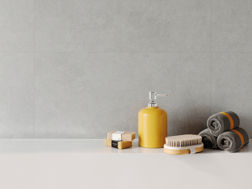 VILO - Panel ścienny SPC Concrete Light (mat) - WIZUALIZACJA