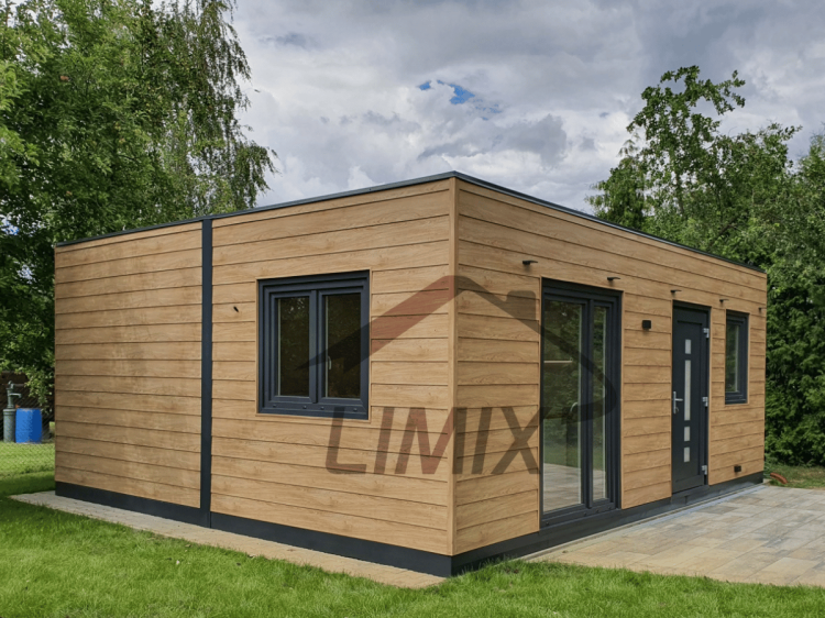 VOX KERRAFRONT malt oak - Deska elewacyjna FS-201 (18cm x 2,95m) Connex - realizacja