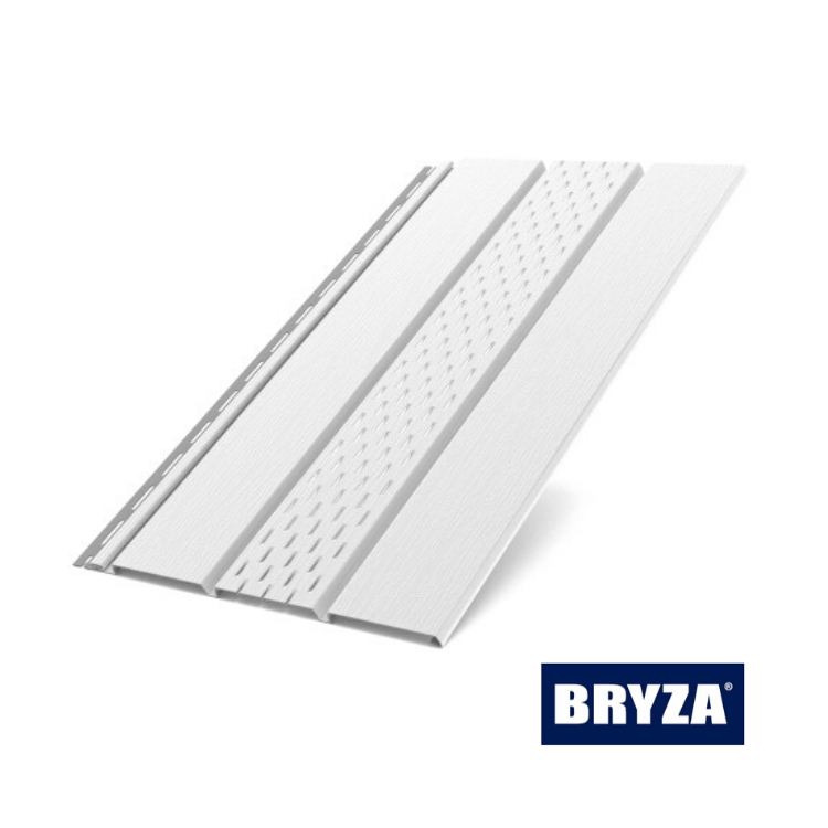 BRYZA - Podsufitka PCV biel wentylacyjna - próbka (5-10cm)