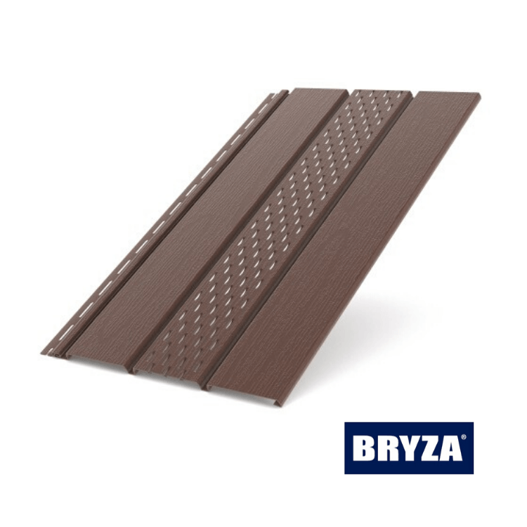 BRYZA - Podsufitka PCV brąz wentylacyjna - próbka (5-10cm)