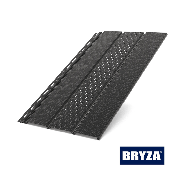 BRYZA - Podsufitka PCV czerń wentylacyjna - próbka (5-10cm)