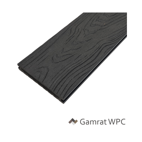 GAMRAT grafit - deska tarasowa WPC/16cm (pełna) PREMIUM - próbka (5-10cm)