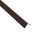 AS brązowy - Kątownik / narożnik 33x33mm (90°) PVC / 1,5m