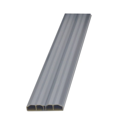 Sztacheta PVC 80x15mm / srebrna 1,25m