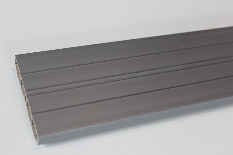 Sztacheta PVC 80x15mm / srebrna