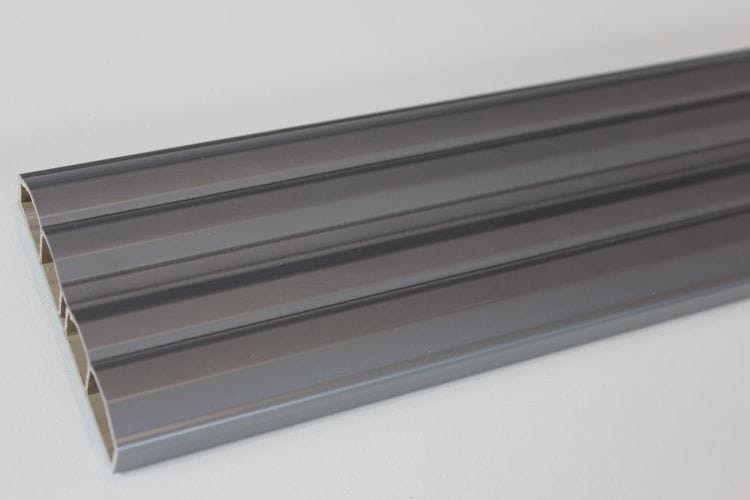 Sztacheta PVC 80x15mm / srebrna