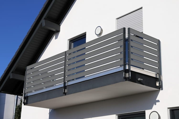 GAMRAT - Sztacheta pozioma WPC 150x19mm / grafit - SCHEMAT