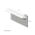 AS kremowy - Listwa "F" PVC / 3m - SCHEMAT