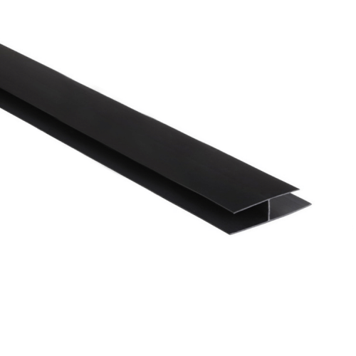 WS grafitowy - Listwa łącząca "H" PVC / 3m
