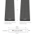 GAMRAT - Profil uniwersalny WPC sztacheta 100x19mm Classic / grafit 2m - schemat, powierzchnie i struktura
