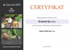ECOPLAST - autoryzowany dystrybutor / CERTYFIKAT