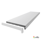VILO Parapet wewnętrzny PVC szer. 25cm - biały / ZAŚLEPKA (lewa/prawa) - opcja dodatkowa