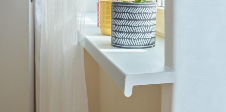 VILO Parapet wewnętrzny PVC szer. 30cm - biały / WIZUALIZACJA