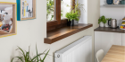 VILO Parapet wewnętrzny PVC szer. 30cm - orzech / WIZUALIZACJA