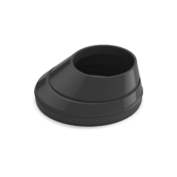 BRYZA PVC grafitowy - Redukcja 110/63mm (do osadnika)