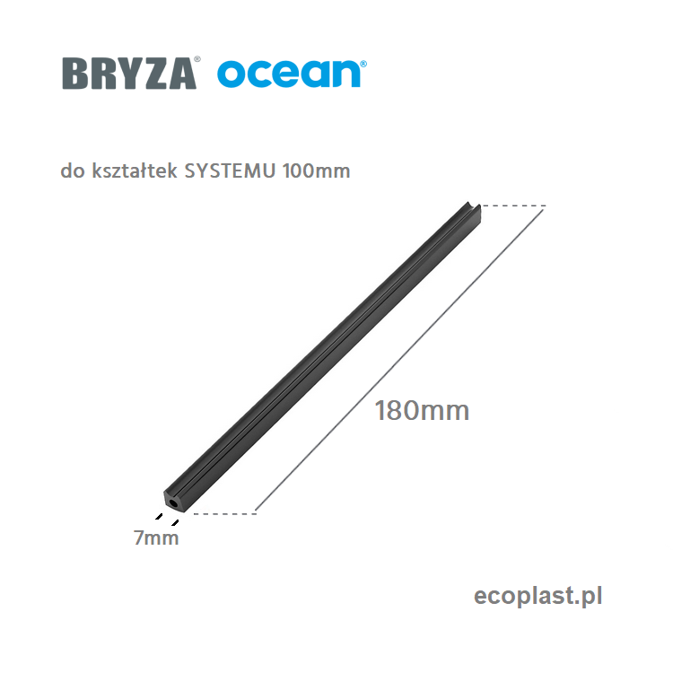 BRYZA / OCEAN - Uszczelka zapasowa do kształtek 100mm - SCHEMAT