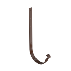 BRYZA STAL brązowy - Hak rynnowy 125mm / PROSTY