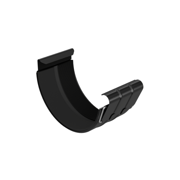 BRYZA STAL czarny - Złączka rynnowa 125mm