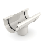 BRYZA PVC biały - Lej spustowy 125/110mm