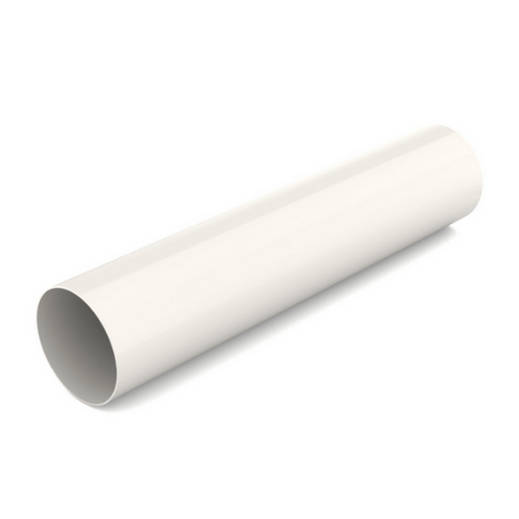 BRYZA PVC biały - Rura spustowa 90mm / 1m