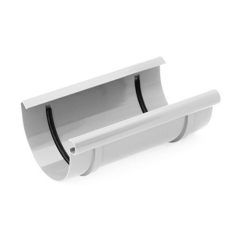 BRYZA PVC biały - Złączka rynnowa 125mm