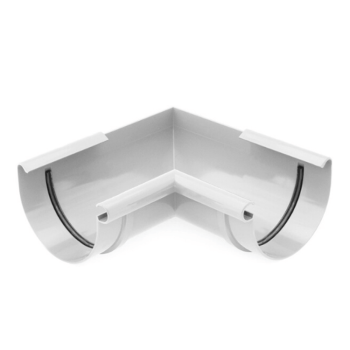BRYZA PVC biały - Narożnik 125mm / WEWNĘTRZNY (kąt 90°)