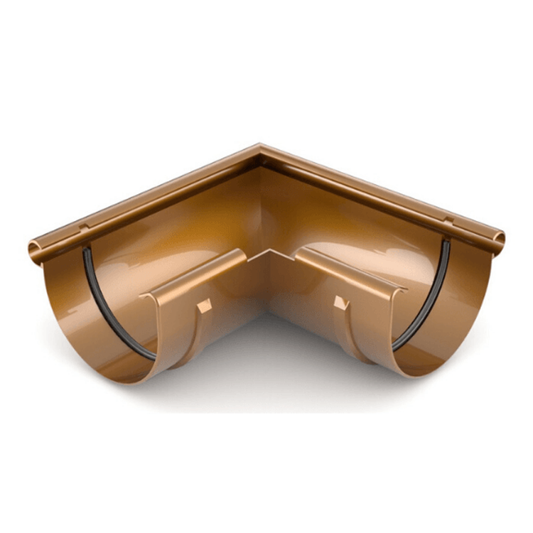 BRYZA PVC miedziany - Narożnik 125mm / ZEWNĘTRZNY (kąt 90°)
