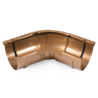 BRYZA PVC miedziany - Narożnik 125mm / ZEWNĘTRZNY regulowany (kąt 120°-145°)