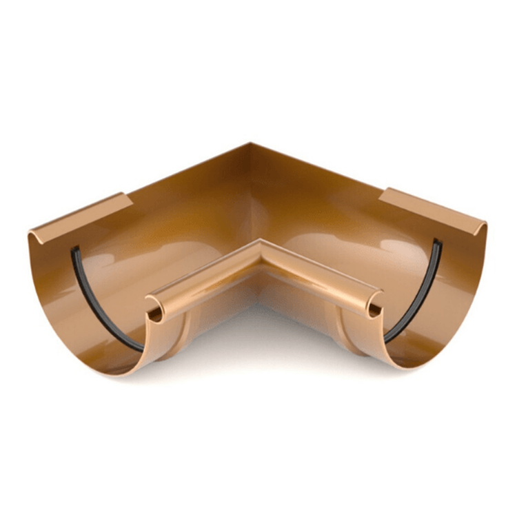 BRYZA PVC miedziany - Narożnik 125mm / WEWNĘTRZNY (kąt 90°)