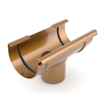 BRYZA PVC miedziany - Lej spustowy 125/90mm