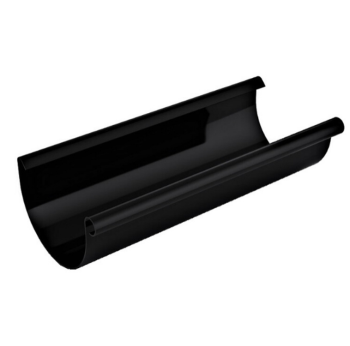 BRYZA PVC czarny - Rynna 75mm / 3m