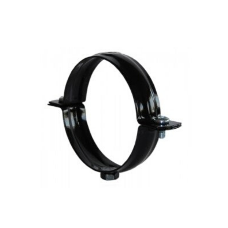 CZARNY - Obejma rury 63mm metalowa