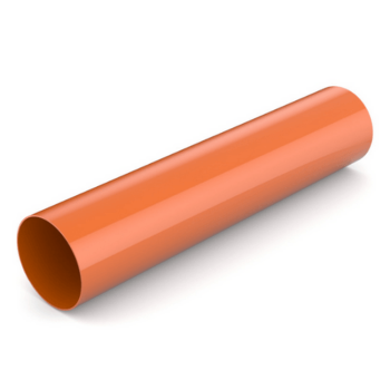 BRYZA PVC ceglasty - Rura spustowa 63mm / 3m