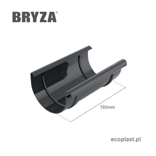 BRYZA PVC - Złączka rynnowa 75mm - SCHEMAT