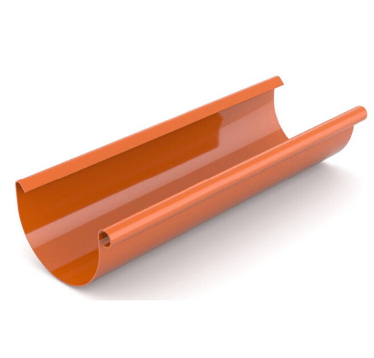 BRYZA PVC ceglasty - Rynna 125mm / 4m