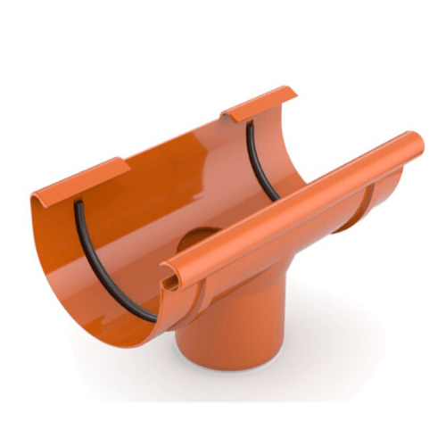 BRYZA PVC ceglasty - Lej spustowy 125/90mm