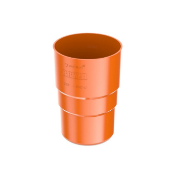 BRYZA PVC ceglasty - Złączka rury 90mm (mufa)