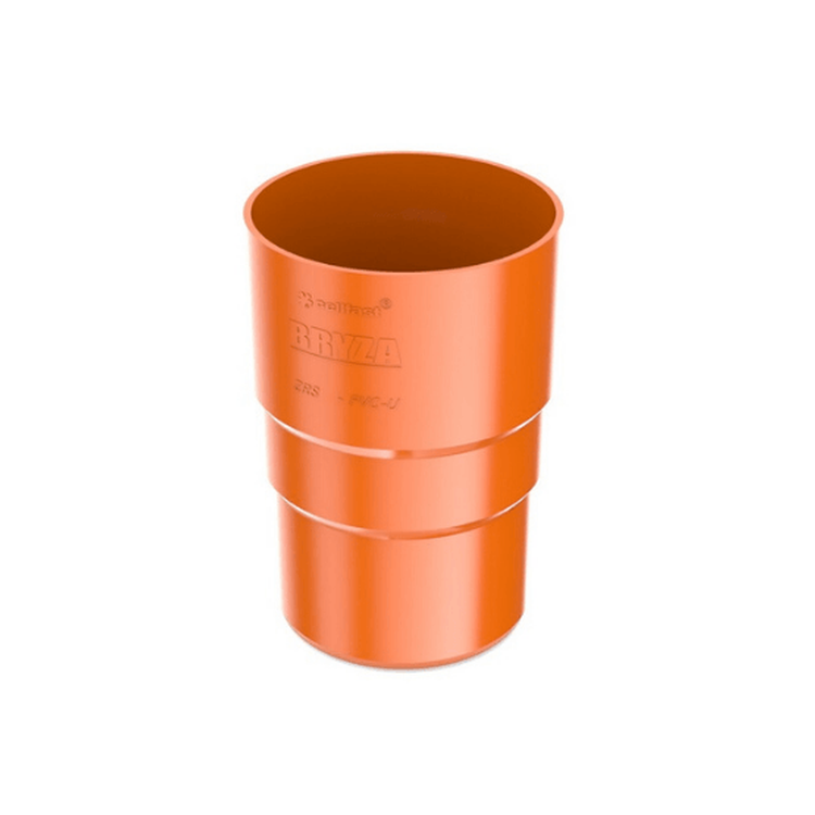 BRYZA PVC ceglasty - Złączka rury 90mm (mufa)