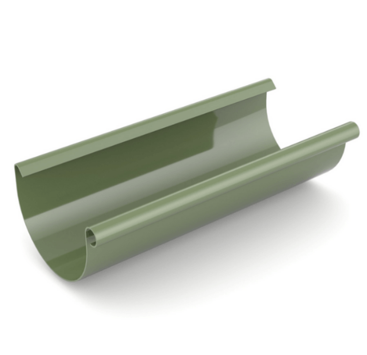 BRYZA PVC zielony - Rynna 75mm / 3m