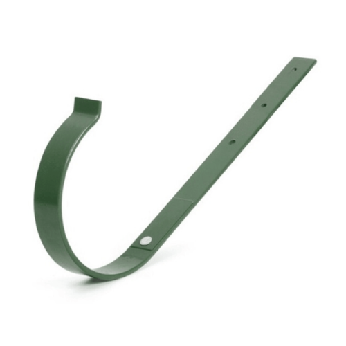 BRYZA PVC zielony - Uchwyt rynnowy 75mm metalowy / PROSTY